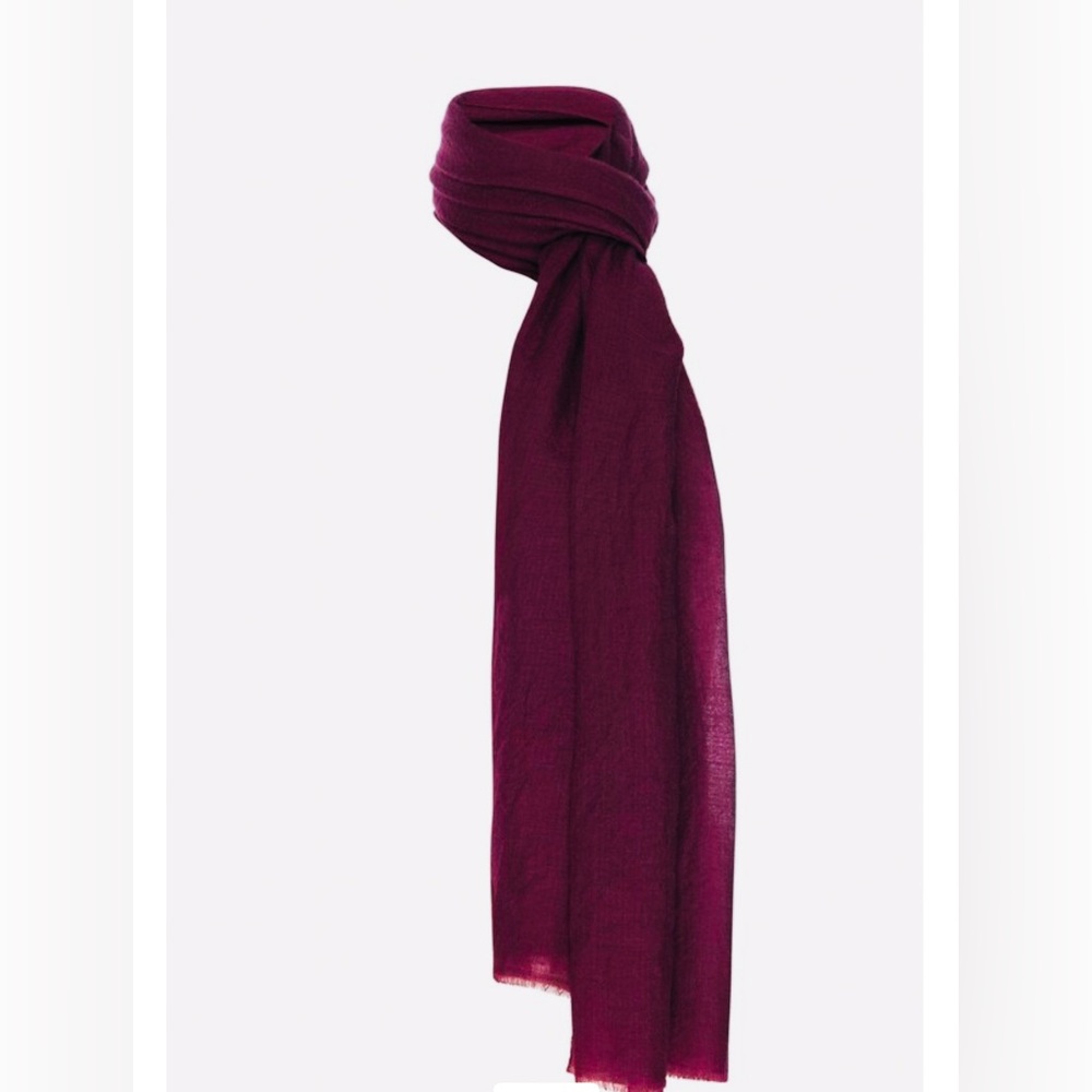 Wine Cashmere Scarf